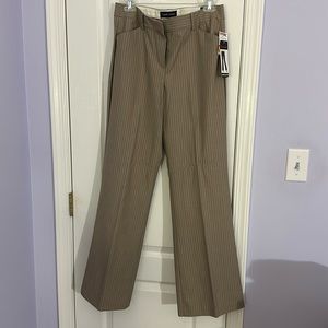 NWT pinstrip brown slacks